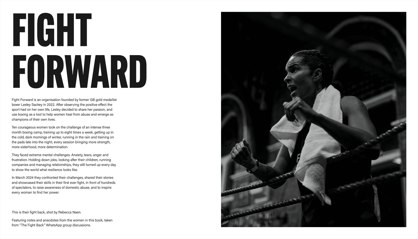 The Fight Back | Photobook by Darklight and Rebecca Naen for Fight Forward